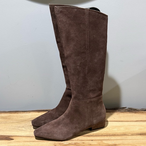 Jason Wu Shoes - *NEW* Jason Wu Pointy Toe Genuine Leather Brown Suede Talk Boots SZ 6.5 A29